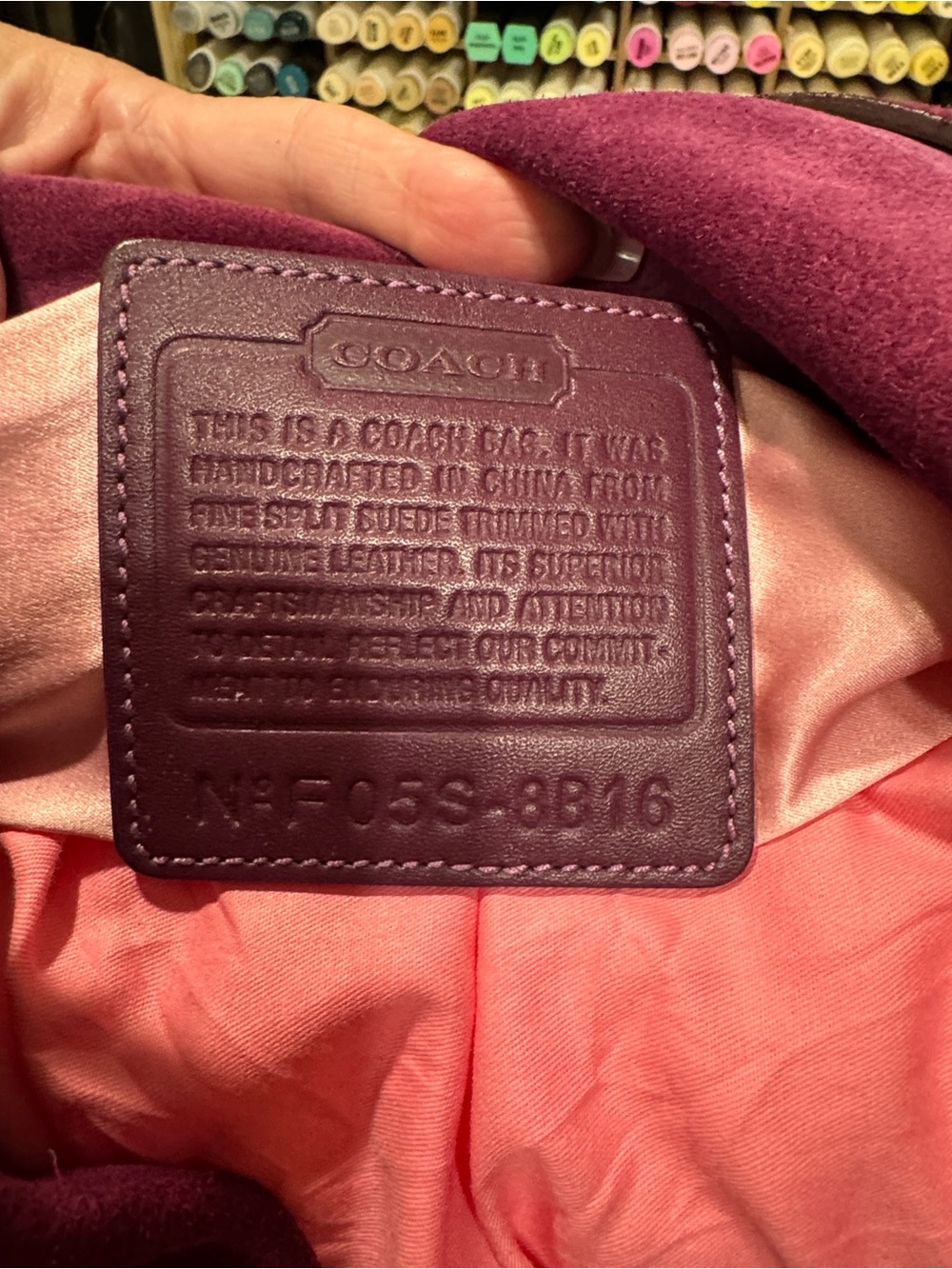 2005 Vintage Coach Mosaic Pleated Hampton Hobo - Picture 2 of 11